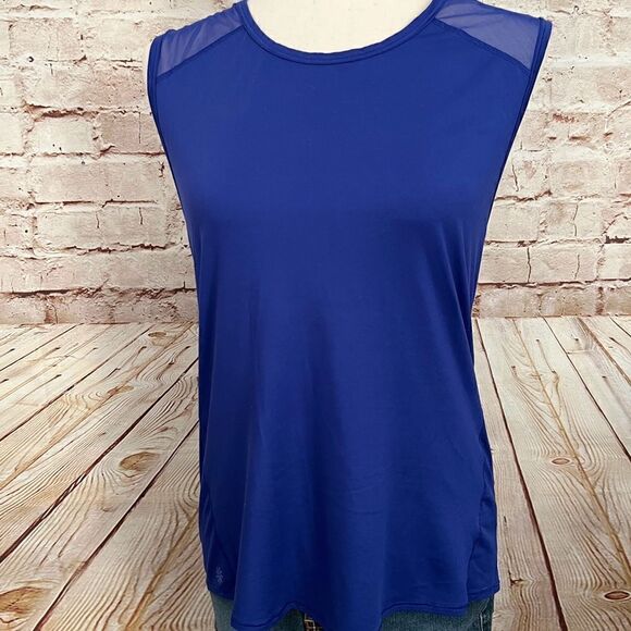 Athleta Splice Chi mesh back muscle tank - Picture 1 of 5